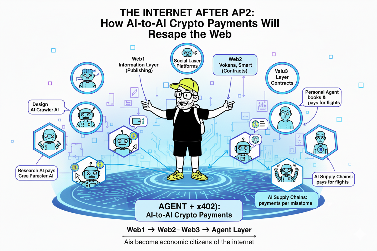 The Internet After AP2: How AI-to-AI Crypto Payments Will Reshape the Web